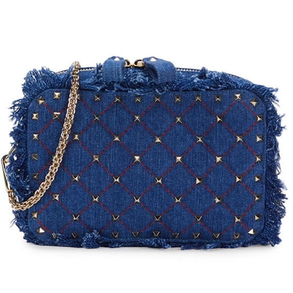 New Frayed Rockstud Spike Denim